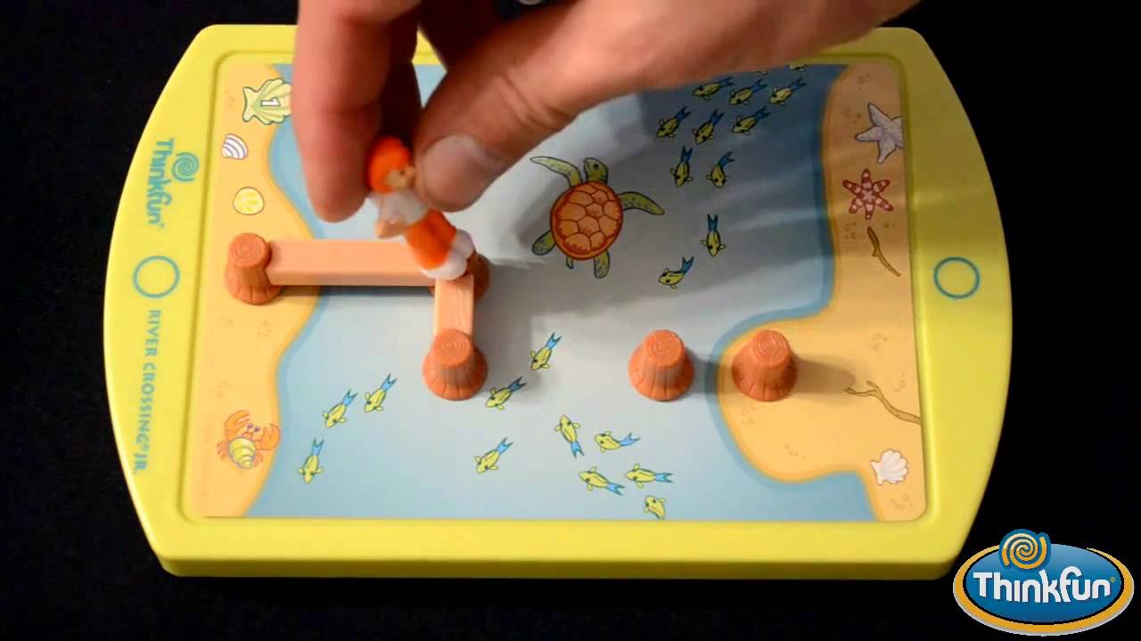 Настольная игра-головоломка ThinkFun — Переправа для малышей, 7040-RU 